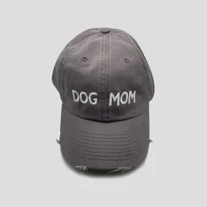 Jockey Hat “Dog Mom” Γκρι