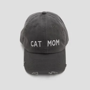 Jockey Ηat “CAT MOM” Γκρι