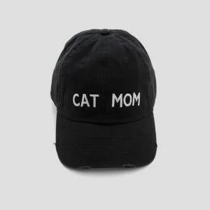 Jockey Ηat “CAT MOM” Μαύρο