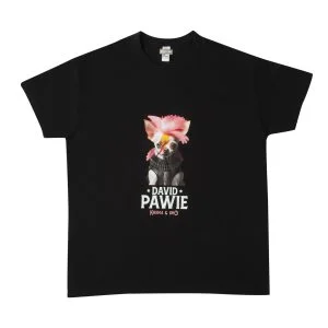 “DAVID PAWIE” μαύρο Unisex T-Shirt