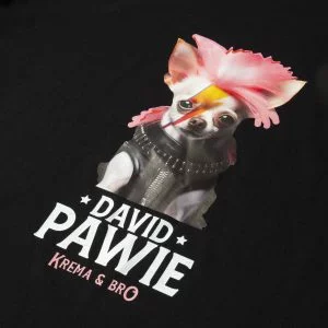 “DAVID PAWIE” μαύρο Unisex T-Shirt