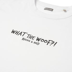 “What the Woof?!” λευκό ανδρικό T-Shirt