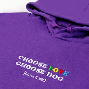 CHOOSE DOG PURPLE