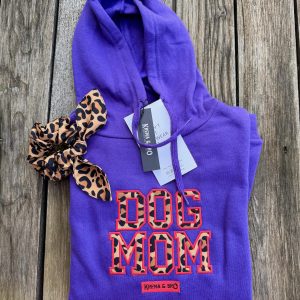 Limited Hoodie “Dog Mom” Purple