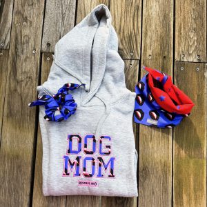 Limited Hoodie “Dog Mom” Grey