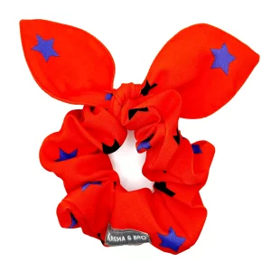 Scrunchie Black Kiss Stars