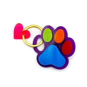 Keychain “Paw with Heart”