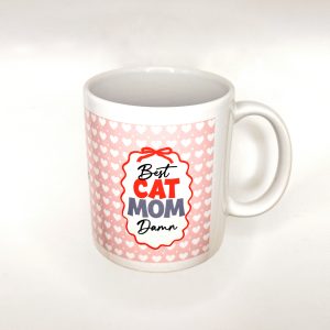 Κούπα “Best Cat Mom Damn”