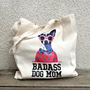 Cotton Bag “Badass Dog Mom”